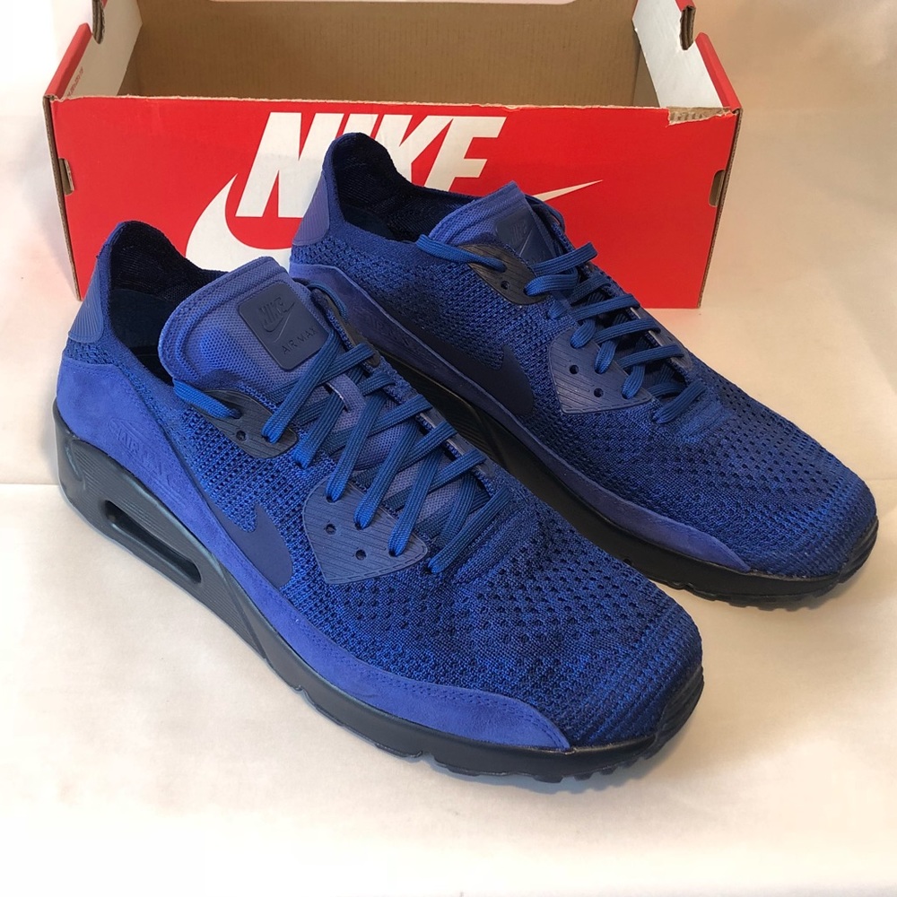 Nike Air Max 90 Ultra2.0 Flyknit 875943-Blue Royal